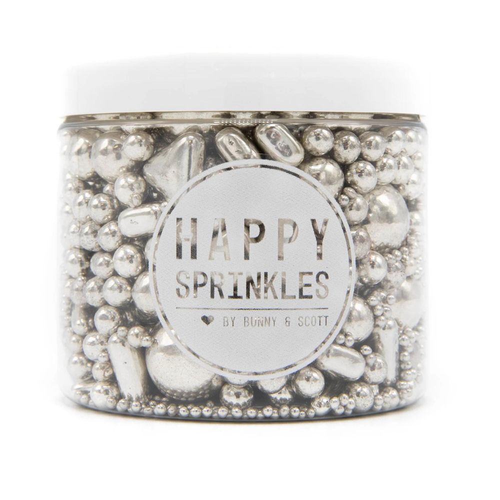 Happy Sprinkles Strøsselmiks - Silver explosion 190g
