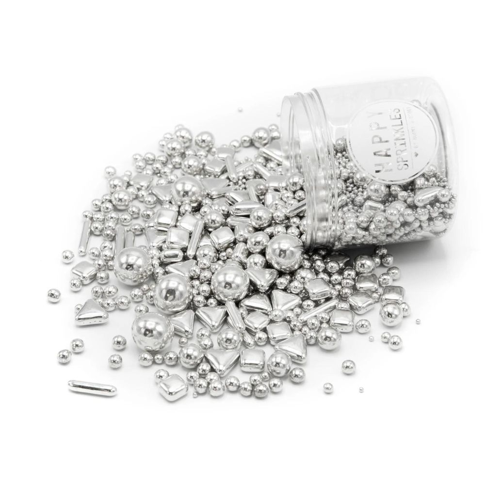 Happy Sprinkles Strøsselmiks - Silver explosion 190g