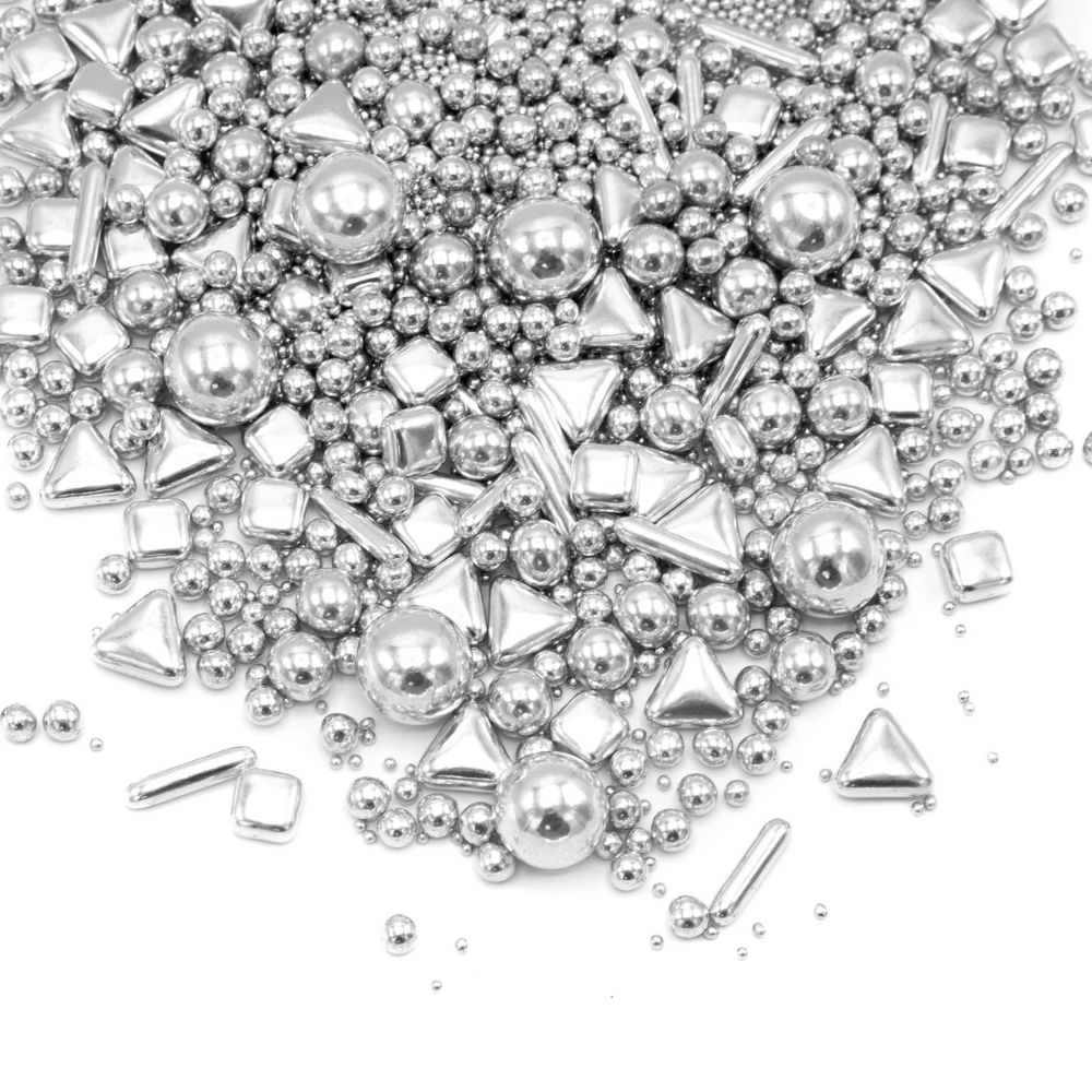 Happy sprinkles kakestrø silver explosion
