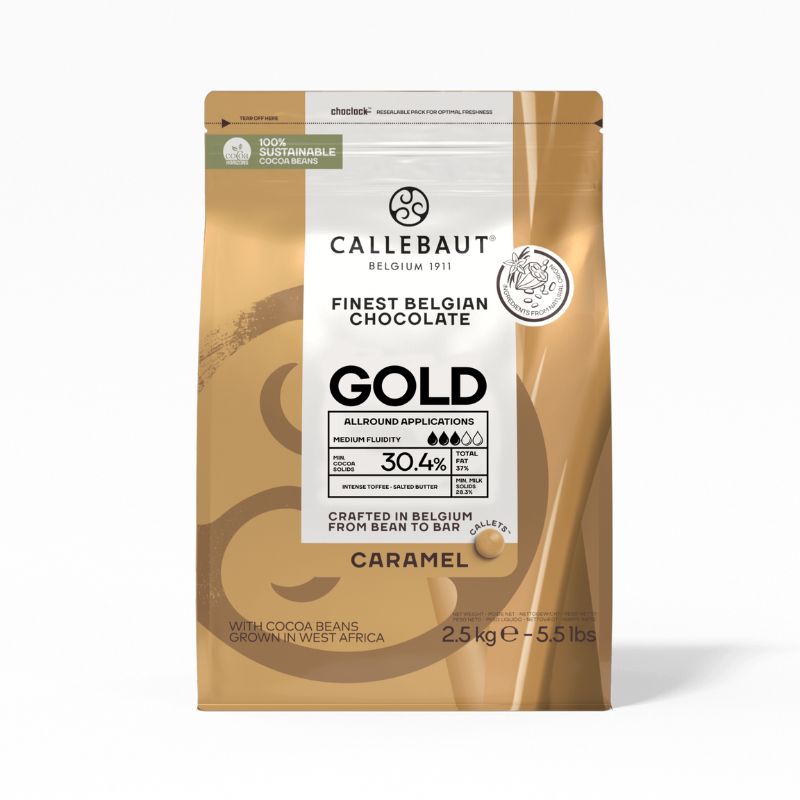 Callebaut sjokolade -Gull- 2,5kg