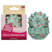 FunCakes Bloom Muffinsformer -Jul-, pk/48   FunCakes Bloom Muffinsformer -Jul-, pk/48  
 Skap festlige cupcakes og muffins med disse vakre muffinsformene fra FunCakes. Bloom muffinsformer jul har en mintgrønn bakgrunn med sjarmerende julemotiver som julestrømper, sukkerstenger, kristtorn, kongler, julekuler og snøfnugg. 
 Disse muffinsformene er laget av tykt, fettbestandig kartong som holder form