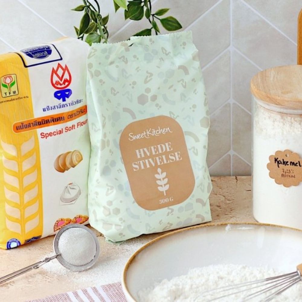 Spesial hvetemel og hvetestivelse, Produktpakke til kakemel