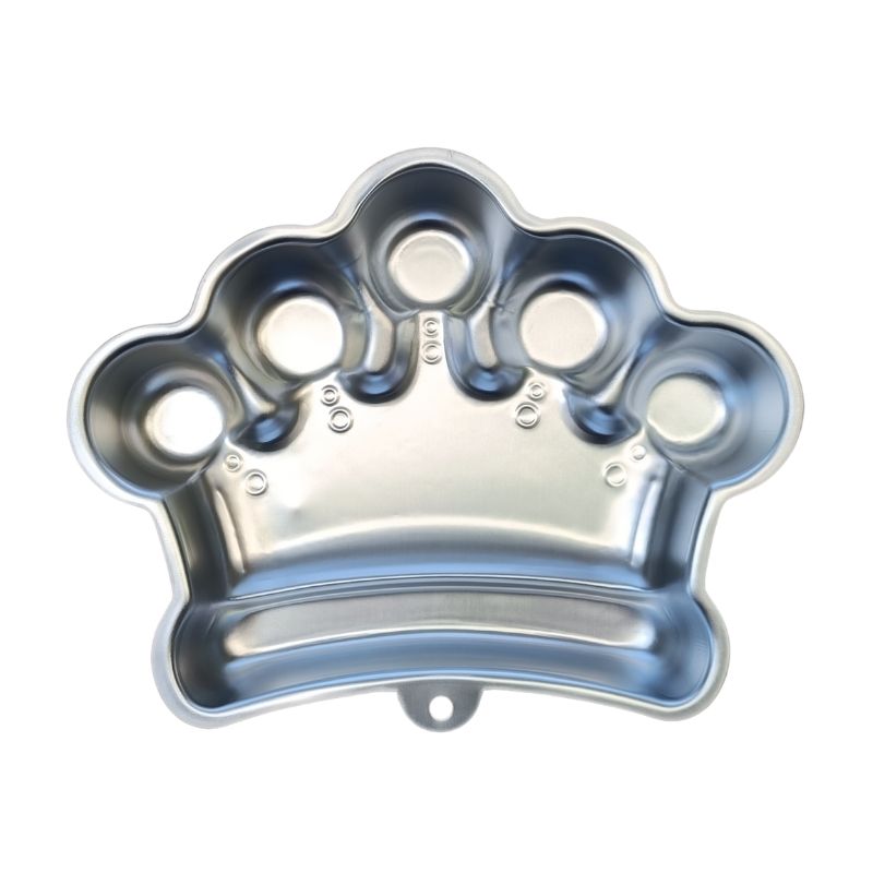 Figurform eller kakeform i aluminium formet som krone