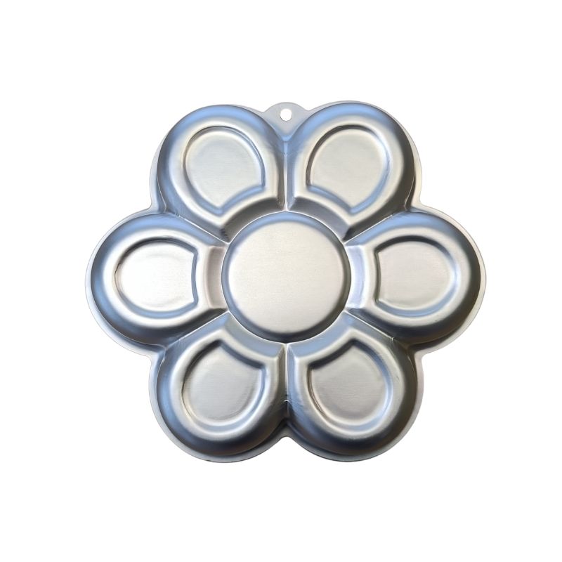 Kakeform blomst