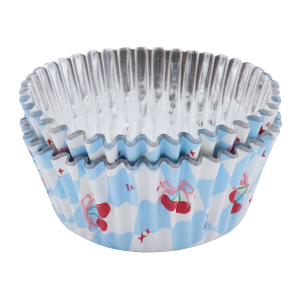 Standard muffinsformer i vintagestil – Sløyfe og Kirsebær pk/30