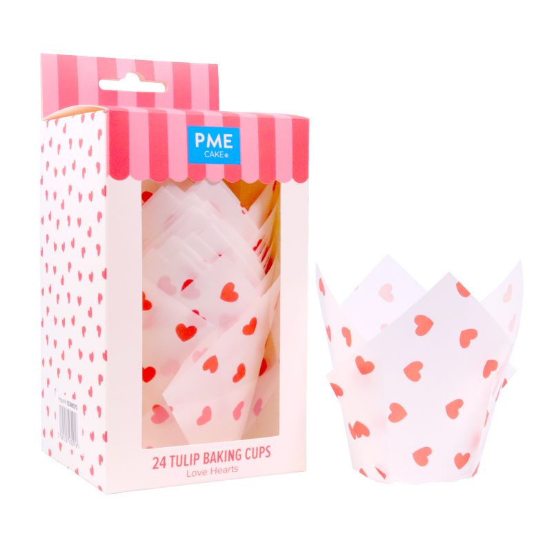 Muffinsformer tulipan hjerter