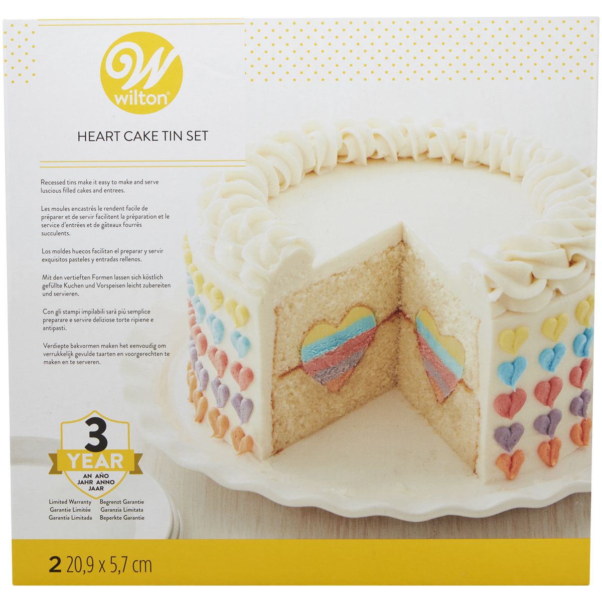 Kakeform Heart Tasty-Fill fra Wilton