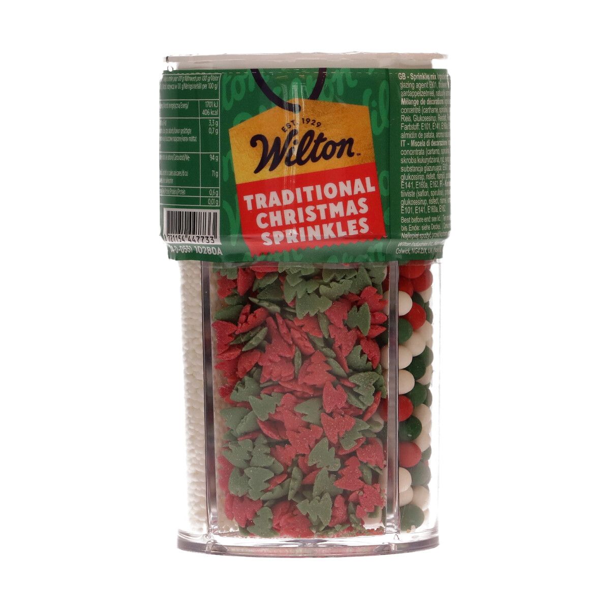 Wilton 4-i-1 kakestrøssel til jul -Traditional Christmas- 105g