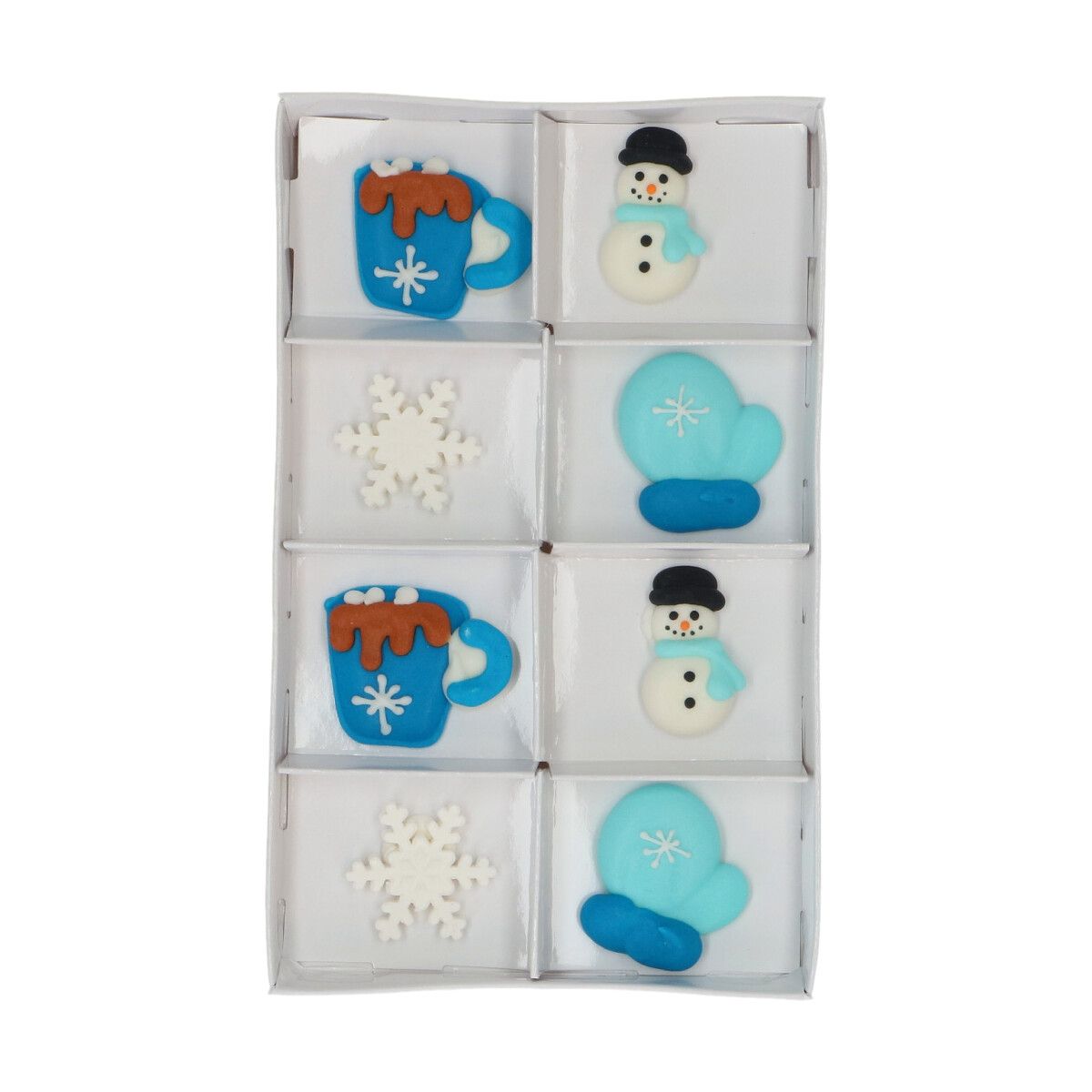 Wilton Spiselig Kakepynt -Cozy Winter- sett/8