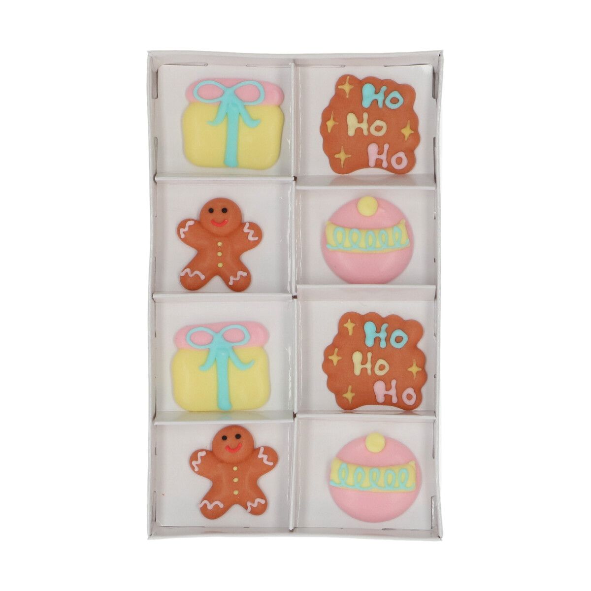 Wilton Spiselig Kakepynt -Cute Christmas- sett/8