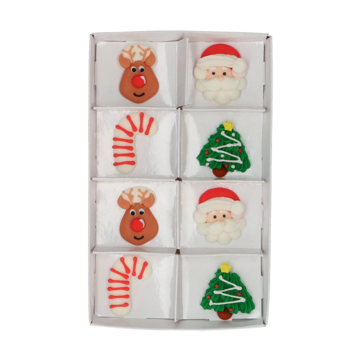 Wilton Spiselig Kakepynt -Merry Christmas- sett/8