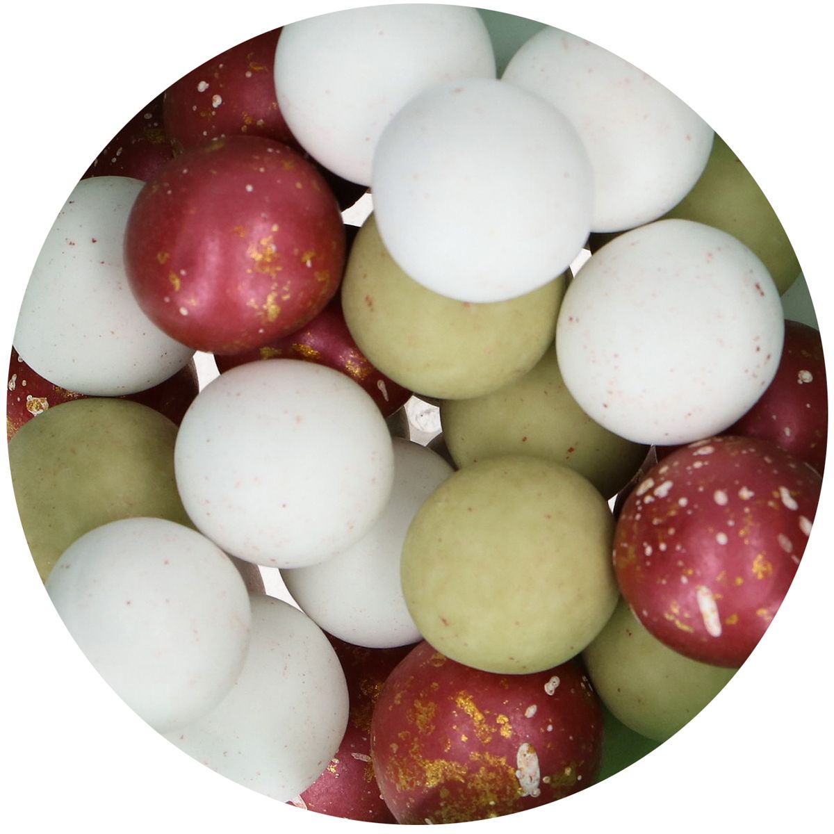 Wilton Crunchy Sjokoladekuler -Cozy Christmas- 100g