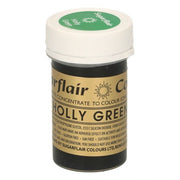 Sugarflair pastafarge Holly Green, 25g