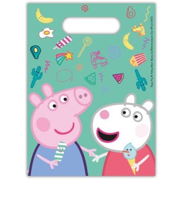 Peppa Gris godteposer, 6 stk