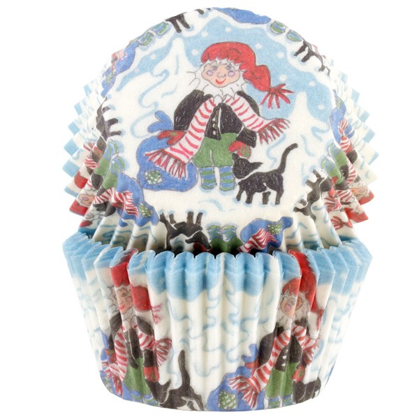 Muffinsform Julenisse, 50 stk