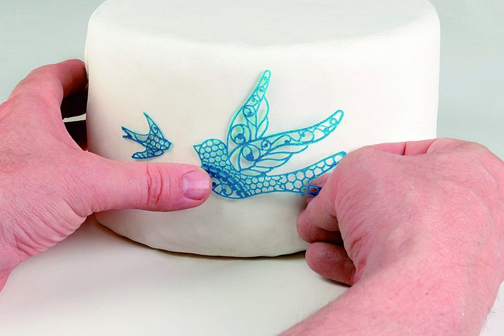 Silikomart Cake Lace silikonmatte -Fugler-