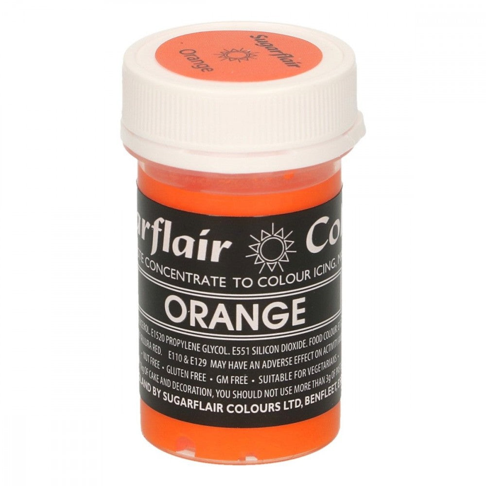 Sugarflair pastafarge Orange, 25g