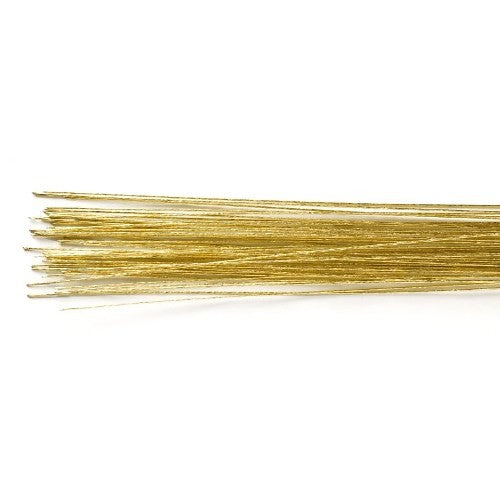 Blomsterwire Gull 50stk 0,50mm 24 gauge