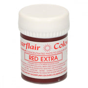 Sugarflair - Max Concentrate pastafarge Red Extra, 42g