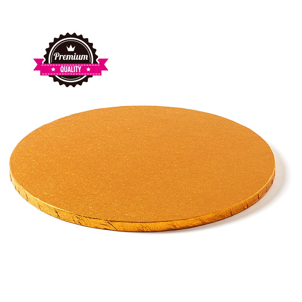 Kake Drum Rund Oransje 40cm