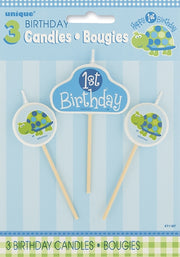 Kakelys til 1årsdag, blå
