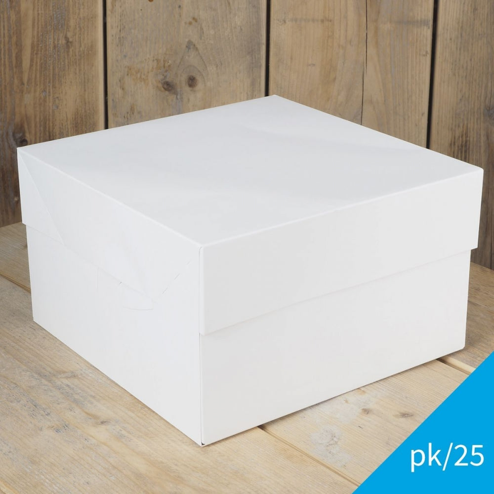 FunCakes Kakeeske - Hvit 30x30x15cm, pk/25