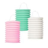 Pastellfarget lanterne