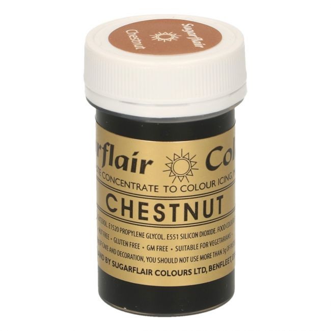 Sugarflair pastafarge Chestnut, 25g