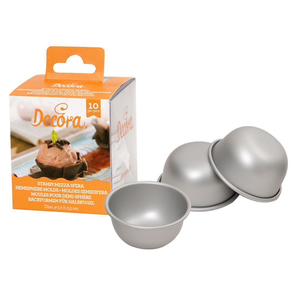 Decora Halvkuleform 5cm, pk/10