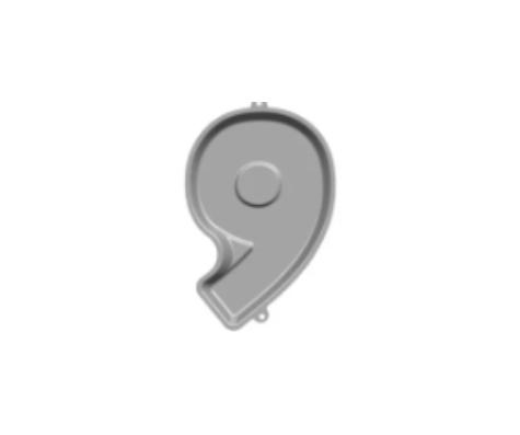 aluminium tallkakeform 9