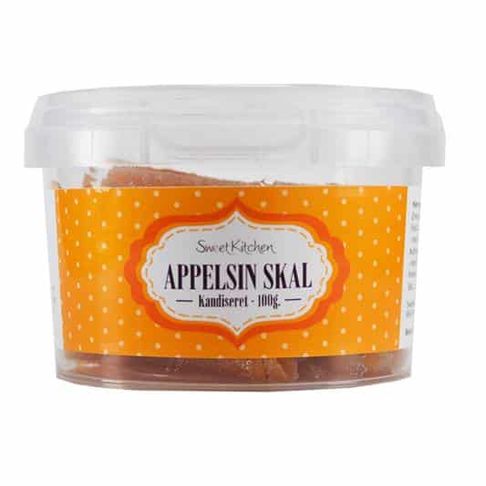Apsikat Kandisert Appelsinskall, 100g
