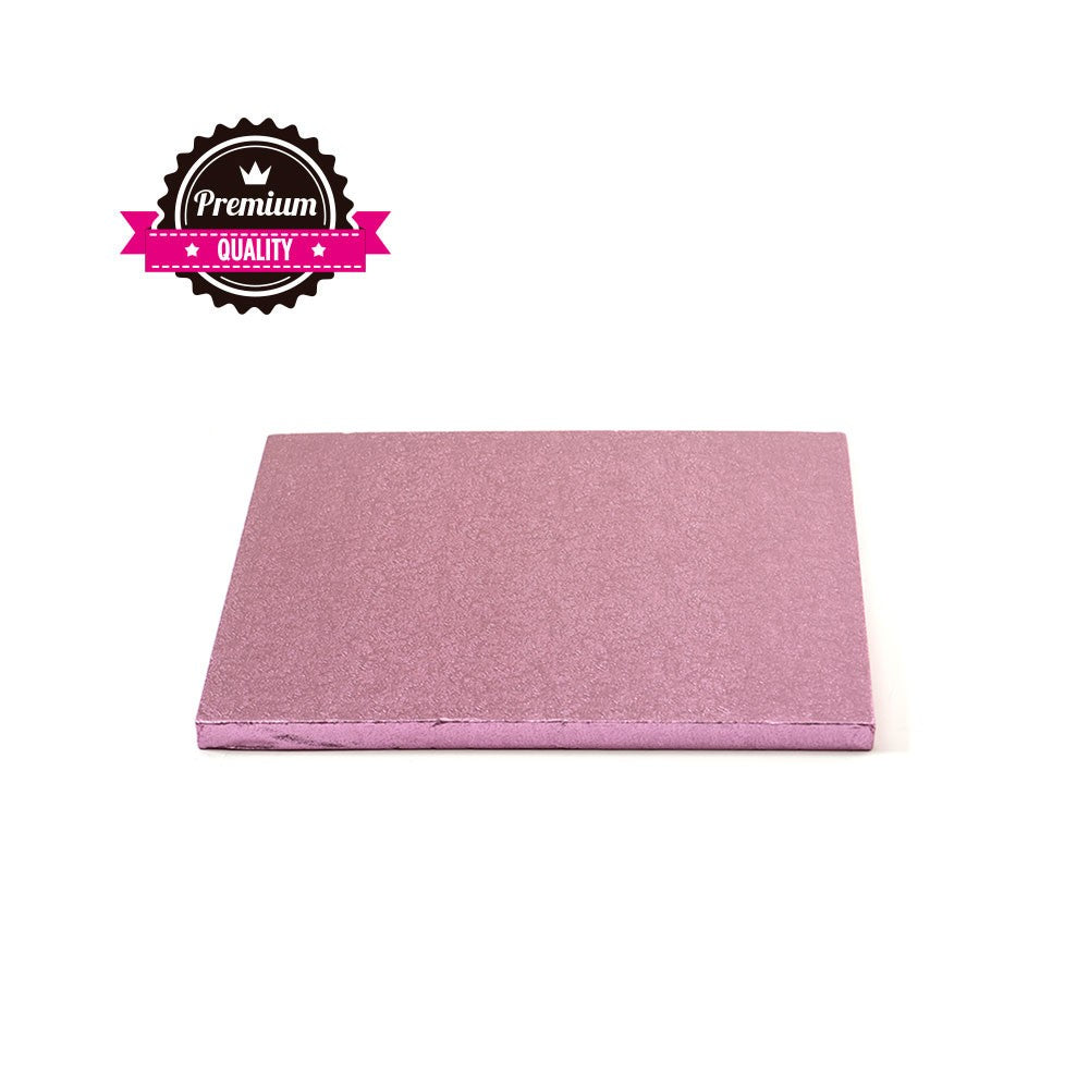 Kake Drum Kvadrat Rosa 15cm