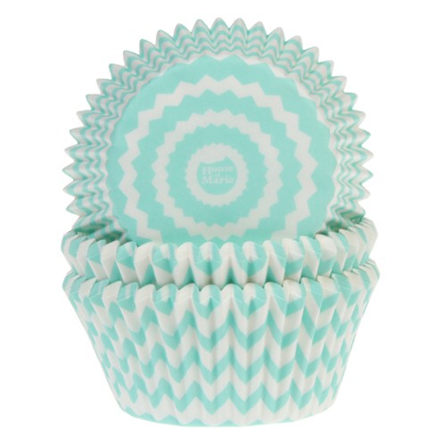 House of Marie Muffinsformer Sikksakk Mint pk/50 