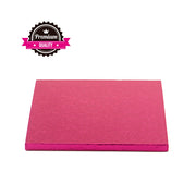 Kake Drum Kvadrat Fuchsia Rosa 25cm