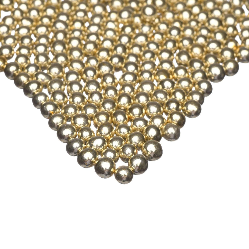 Happy Sprinkles Sjokoladekuler - Gull Metallic S 80g