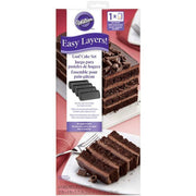 Wilton kakeform flerlagskake firkantet 25x10cm, 4 deler