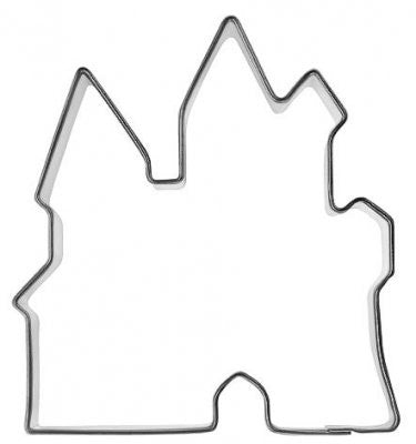 Pepperkakeform slott/borg - 6 cm