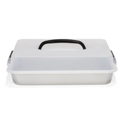 Patisse Silver-Top Langpanne med lokk, 35x24cm