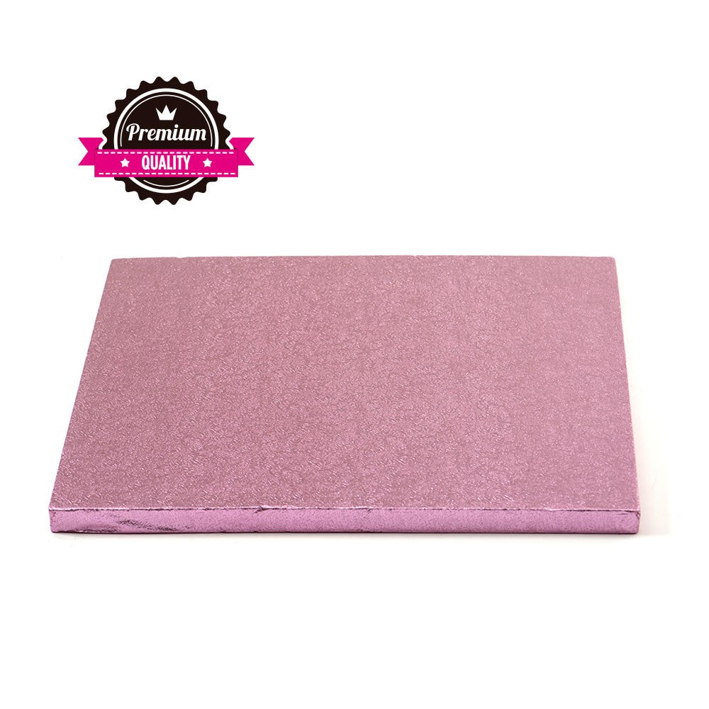 Kake Drum Kvadrat Rosa 35cm