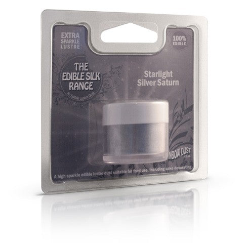 Edible Silk Starlight Silver Saturn