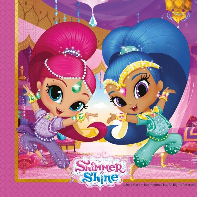 Servietter -Shimmer og Shine- pk/20
