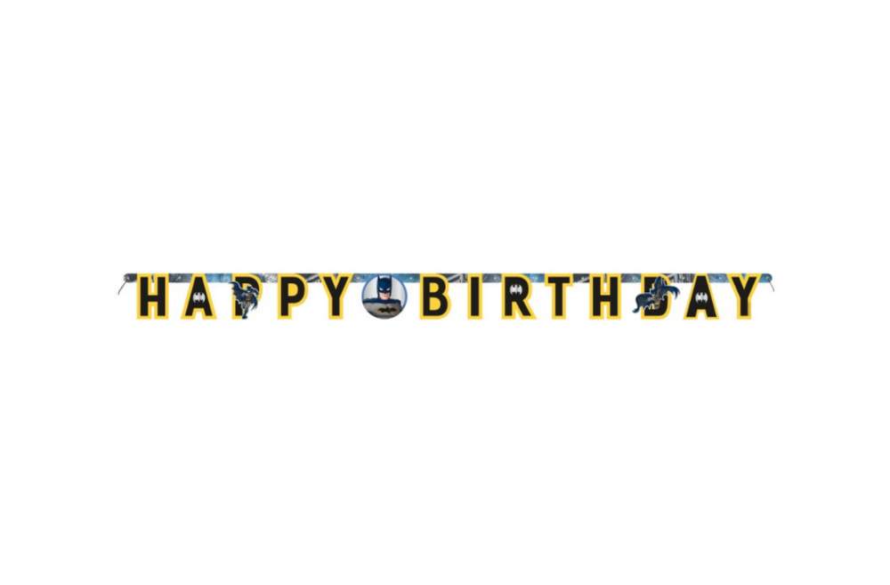 banner batman happy birthday
