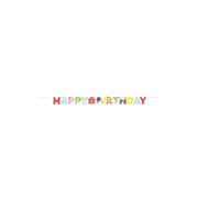 banner gårdsdyr happy birthday