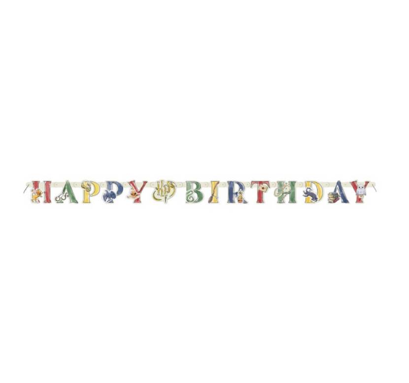 banner harry potter happy birthday