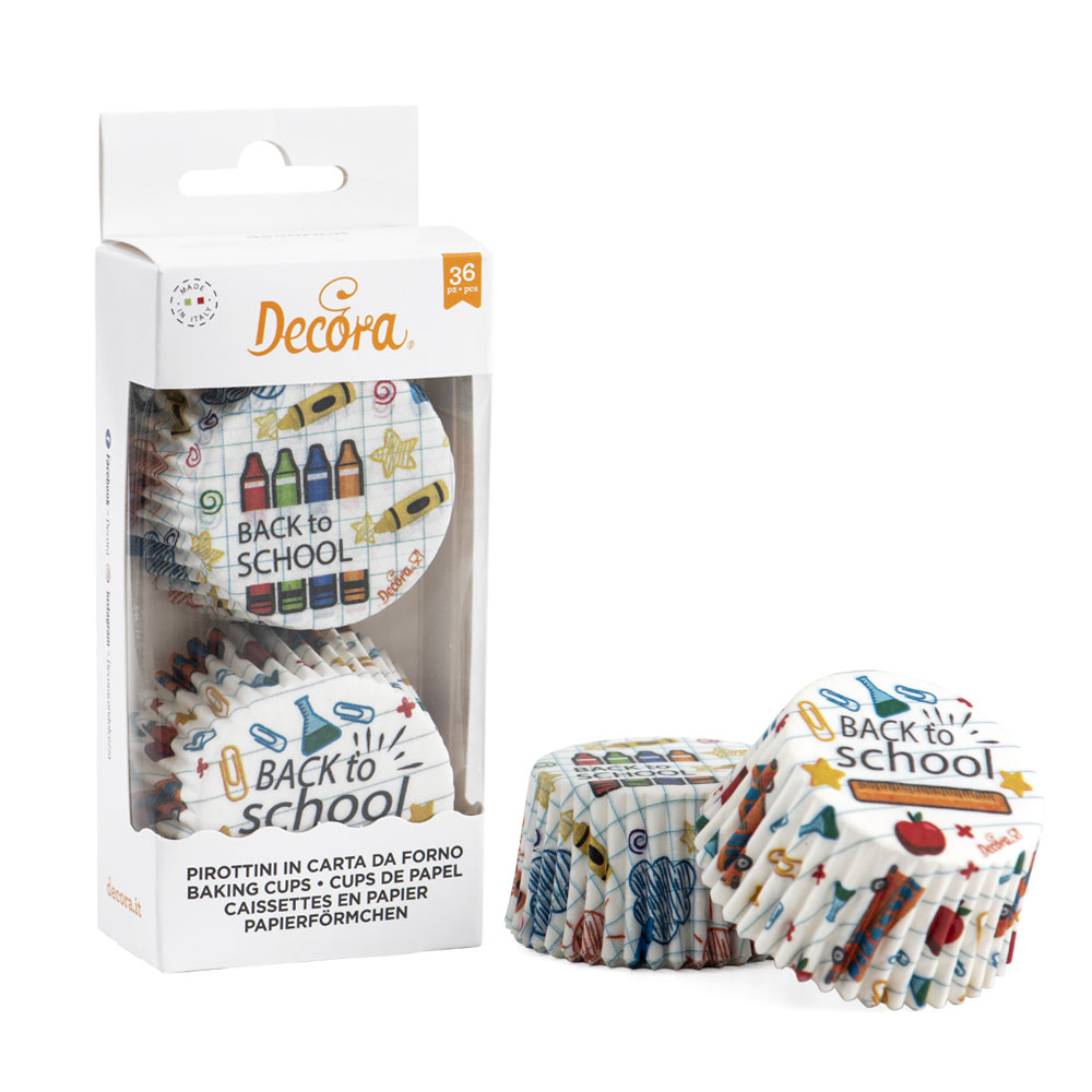 Decora muffinsformer Back to School