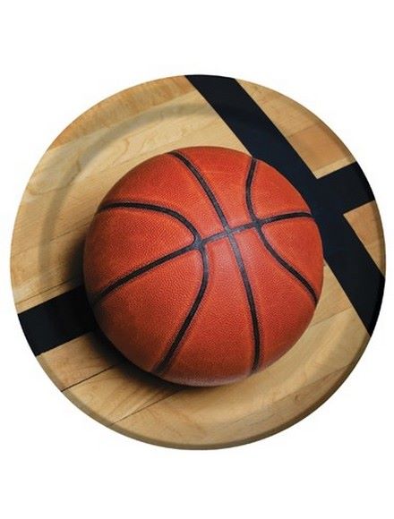 basketball papptallerken