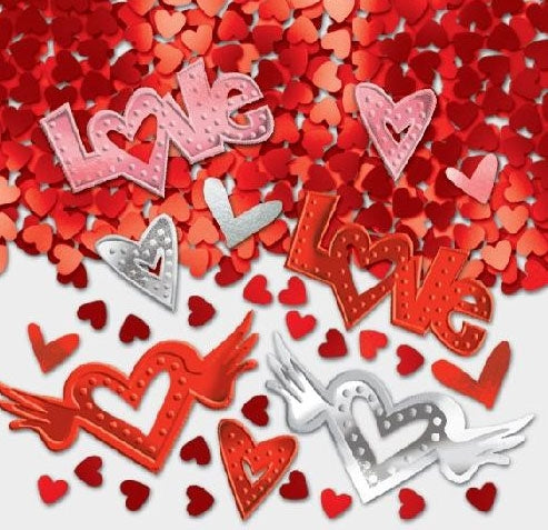 Konfetti Hjerter og Love