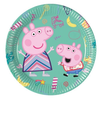 Peppa Gris papptallerken 20cm, pk/8