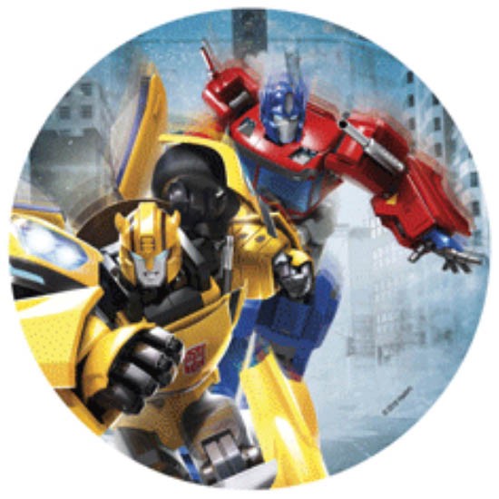 Kakebilde -wafer- Transformers 20cm -nr3
