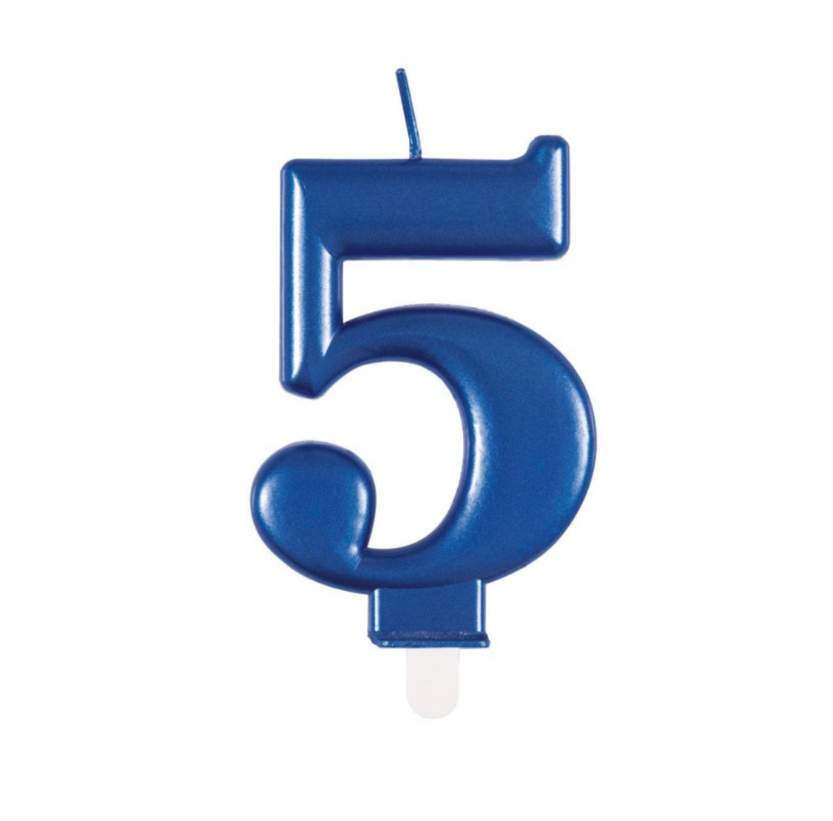 blå nummerlys 5